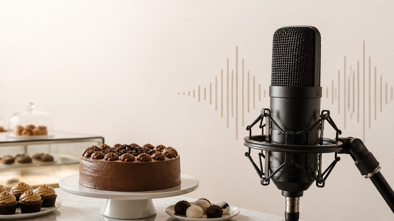 Propaganda para Loja — Ouça o Exemplo Nutt Cake Confeitaria e Grave o Seu Também
