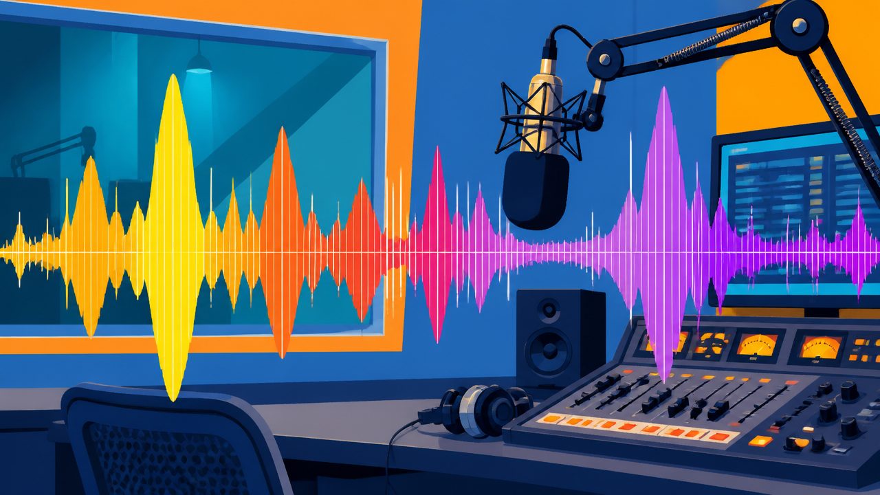 Locutor para abertura de programa de rádio